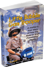 Paperback book printed by Lightning Press and perfect bound - Little Bubble Gum Trooper
