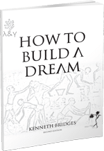 Paperback book printed by Lightning Press and perfect bound - How To Build A Dream