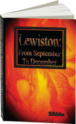 Paperback book printed by Lightning Press and perfect bound - Lewiston: From September to December