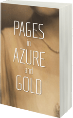 Paperback book printing by Lightning Press and perfect bound - Pages In Azure And Gold